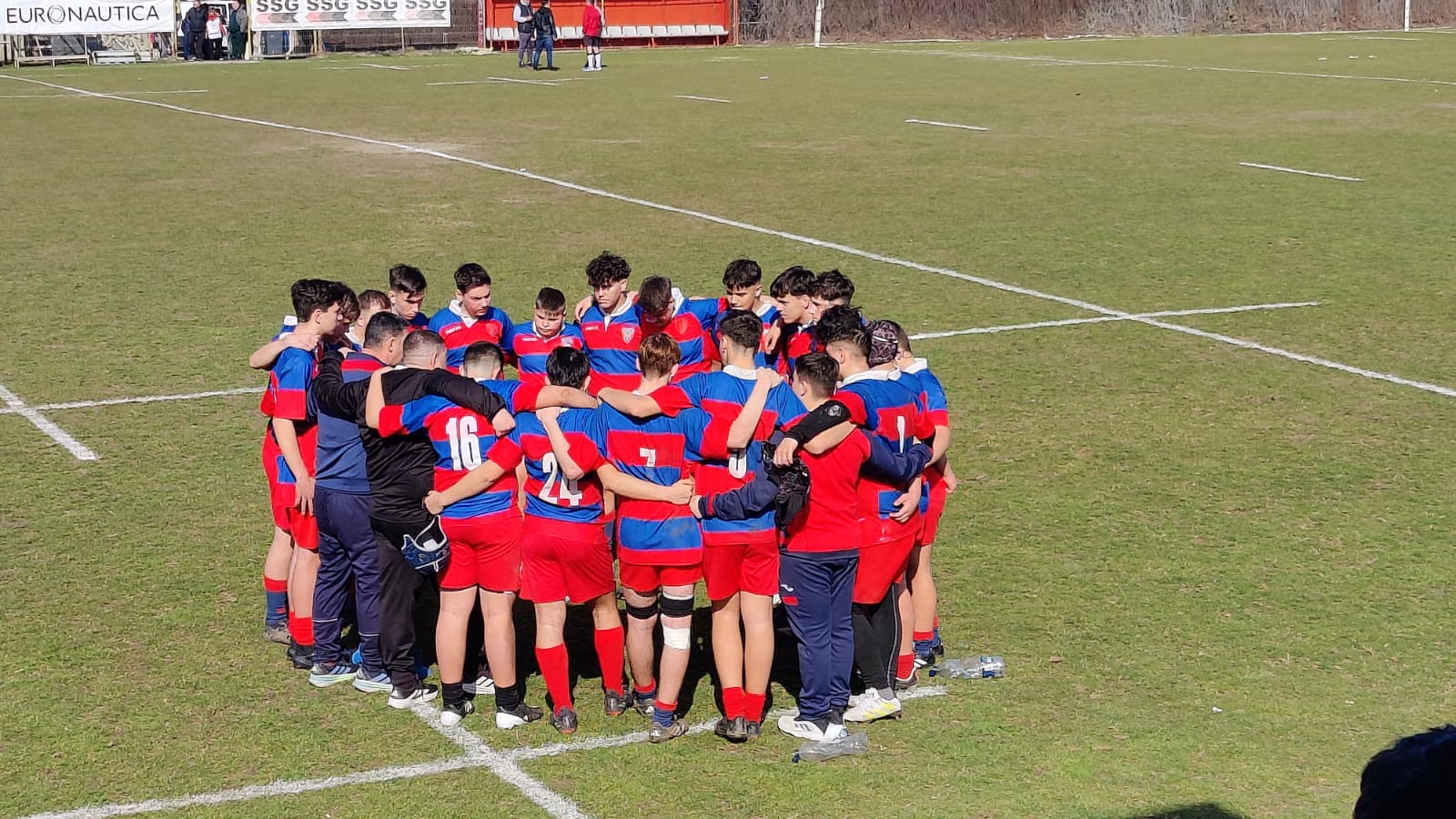 Echipa de juniori Steaua inainte de meci